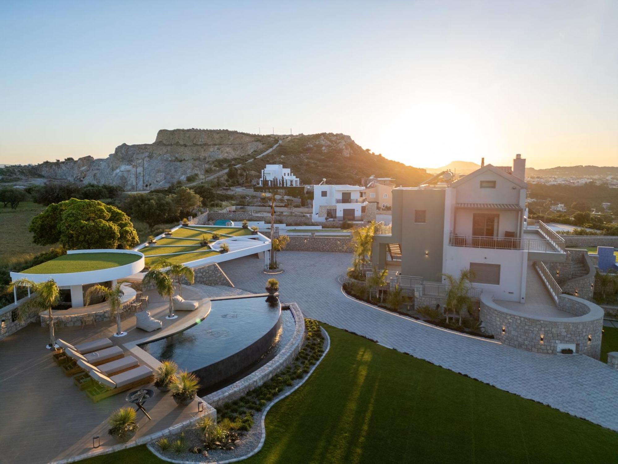 Rhode Luxury Villa Kalithies Exterior foto