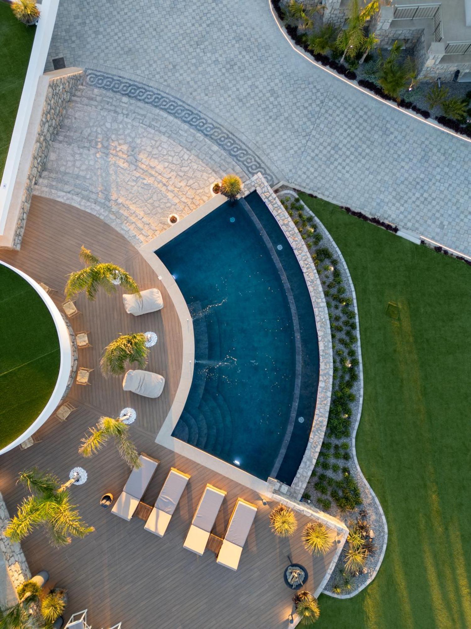 Rhode Luxury Villa Kalithies Exterior foto